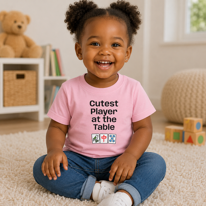 Cutest Player at the Table T-Shirt - Cute Mahjong Infant Tee