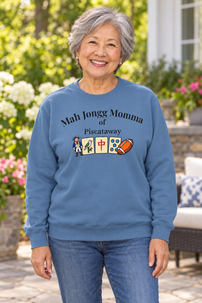 Mah Jongg Piscataway of Baltimore Crewneck Sweatshirt - Mahjong Tournament Sweatshirt