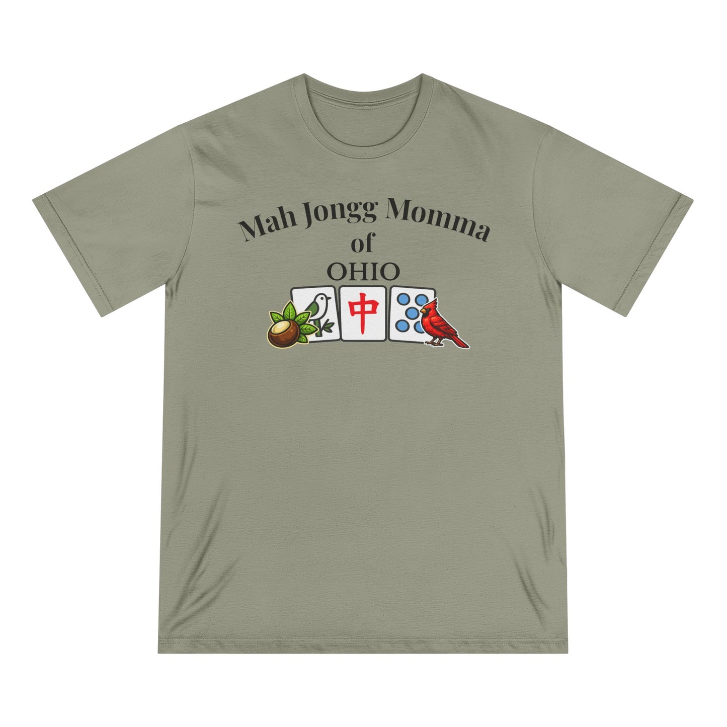 Ohio Mah Jongg Momma T-Shirt - Mahjong Tiles - for Mah Jongg Game Day