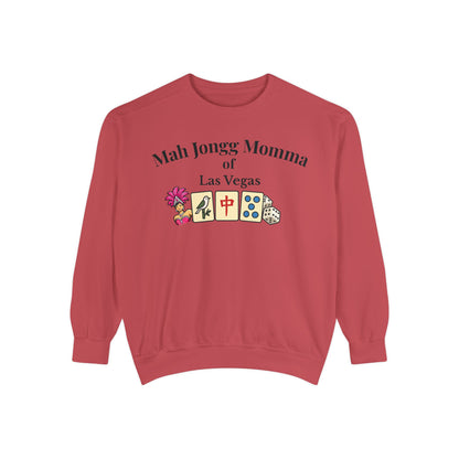 Mah Jongg Momma of Las Vegas Crewneck Sweatshirt - Mahjong Tournament Sweatshirt