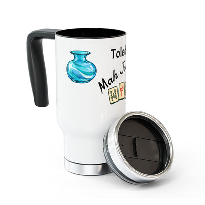 Toledo Mah Jongg travel mug | 14oz stainless steel travel mug with handle
