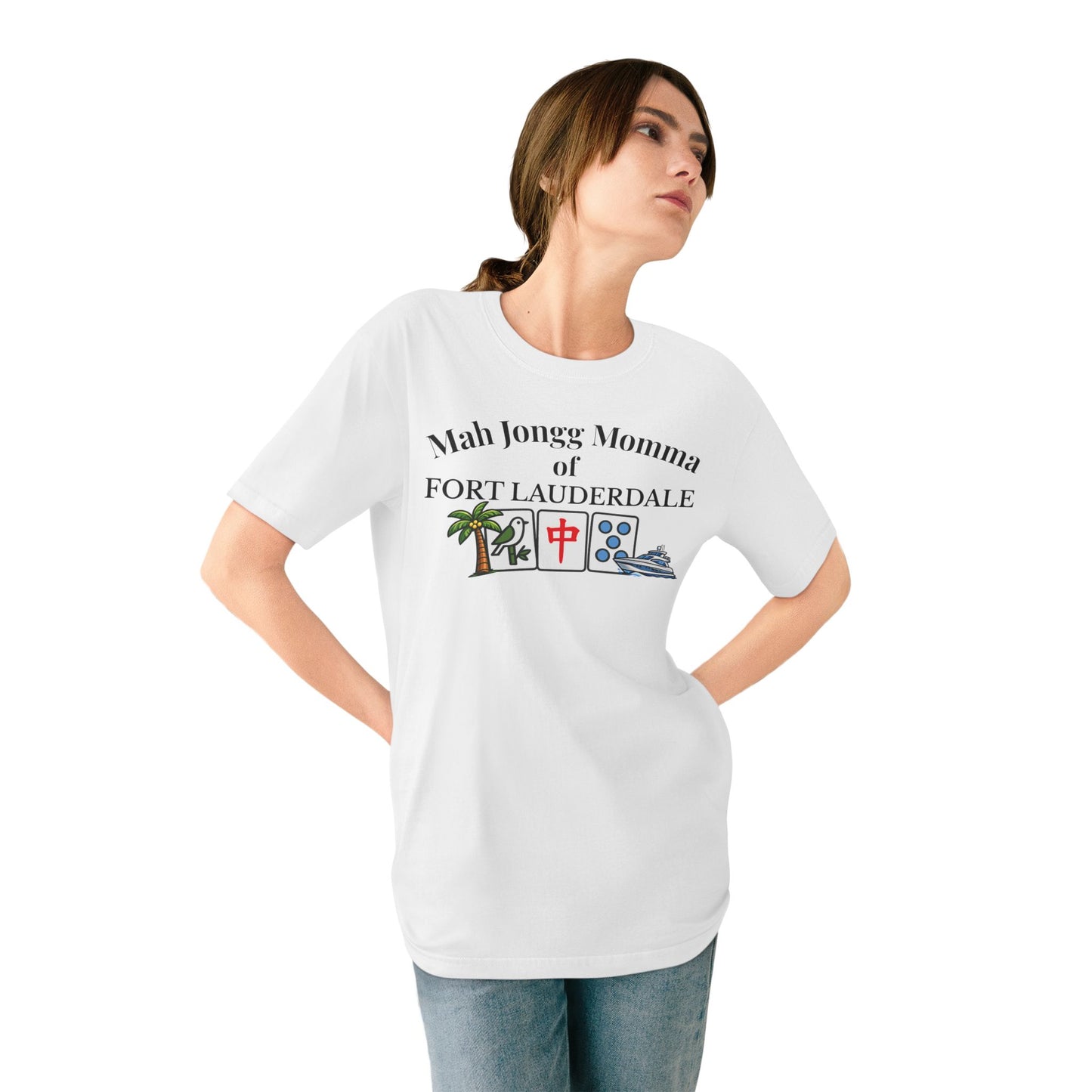 Fort Lauderdale Mah Jongg Momma T-Shirt - Mahjong Tiles - for Mah Jongg Game Day