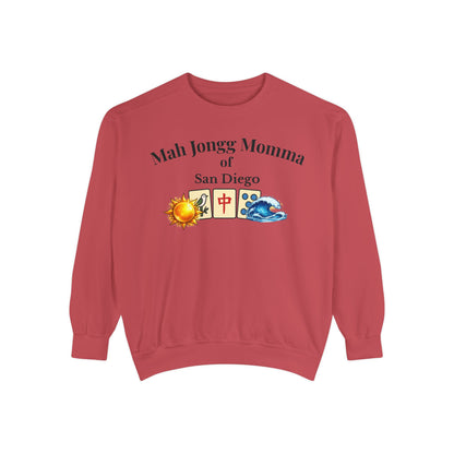 Mah Jongg Momma of San Diego Crewneck Sweatshirt - Mahjong Tournament Sweatshirt