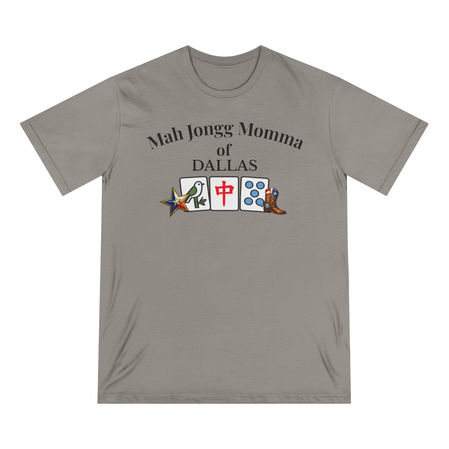 Dallas Mah Jongg Momma T-Shirt - Mahjong Tiles - for Mah Jongg Game Day