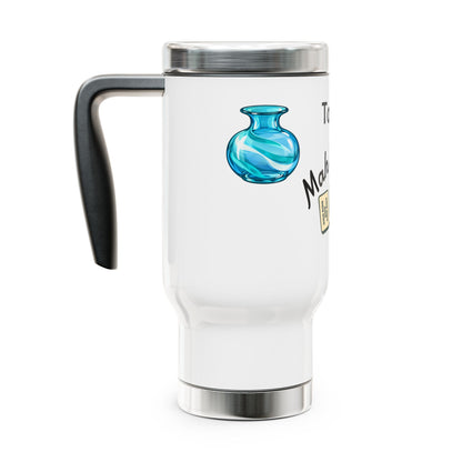 Toledo Mah Jongg travel mug | 14oz stainless steel travel mug with handle