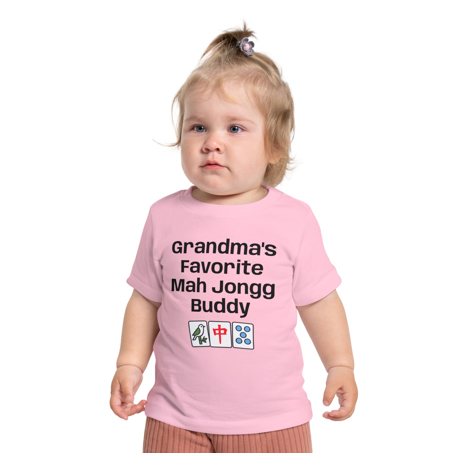 Grandma's Favorite Mah Jongg Buddy T-Shirt - Cute Mahjong Infant Tee