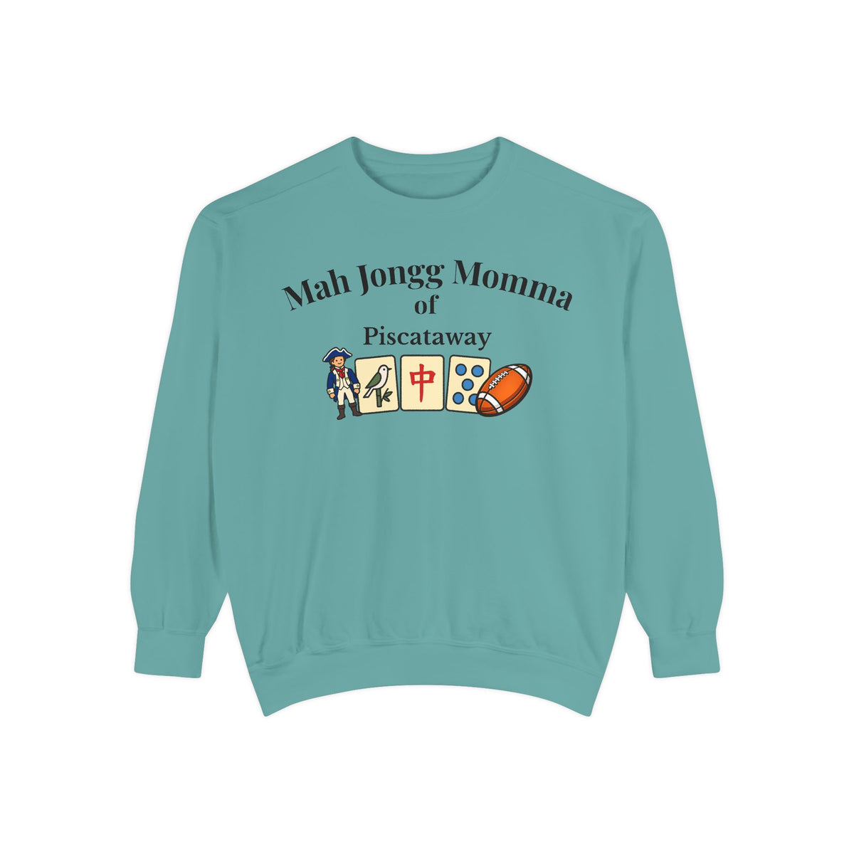 Mah Jongg Piscataway of Baltimore Crewneck Sweatshirt - Mahjong Tournament Sweatshirt