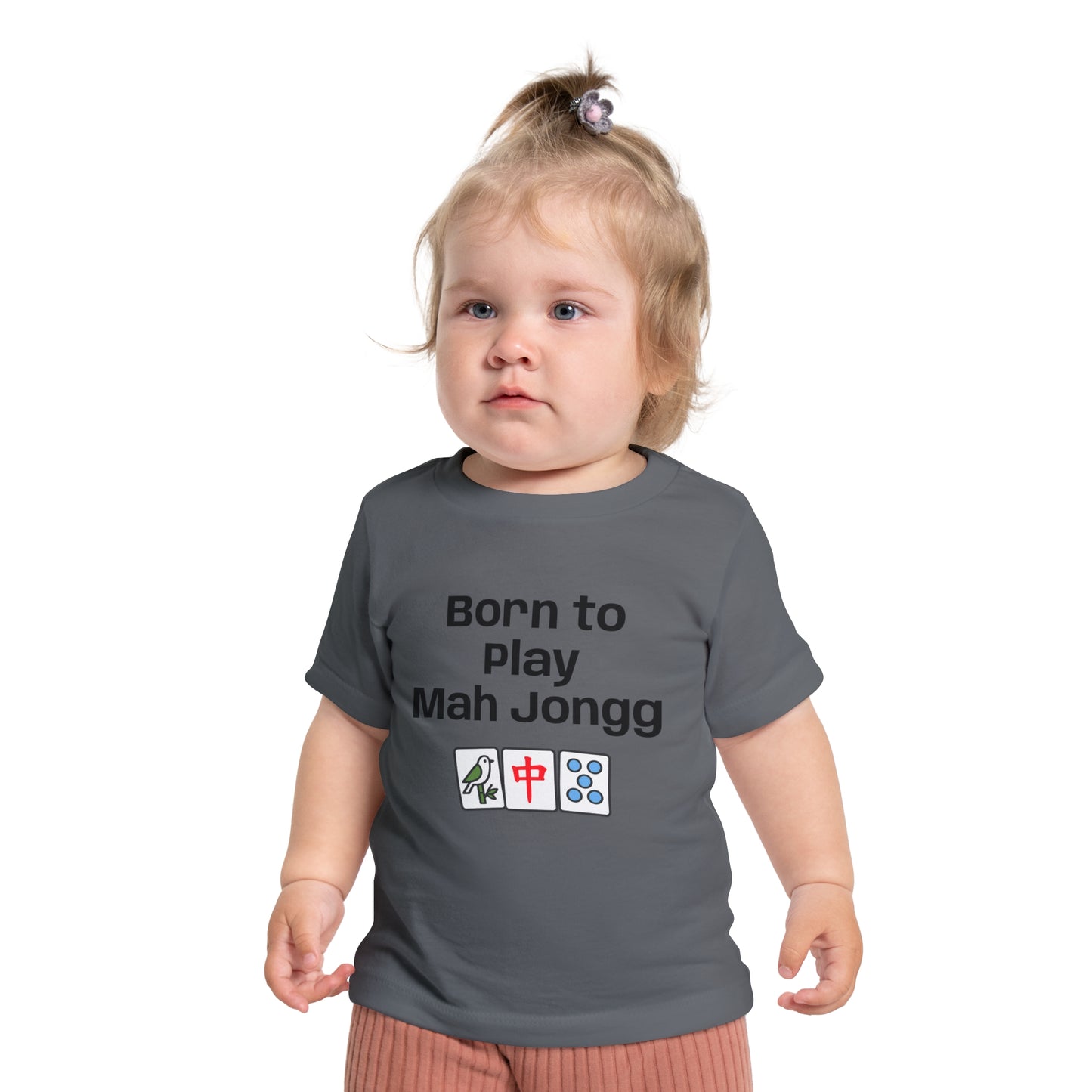 Born To Play Maj Jongg T-Shirt - Cute Mahjong Infant Tee