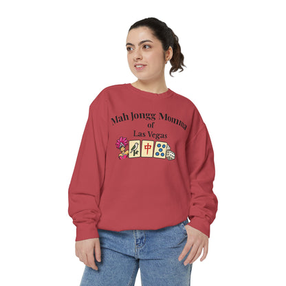 Mah Jongg Momma of Las Vegas Crewneck Sweatshirt - Mahjong Tournament Sweatshirt