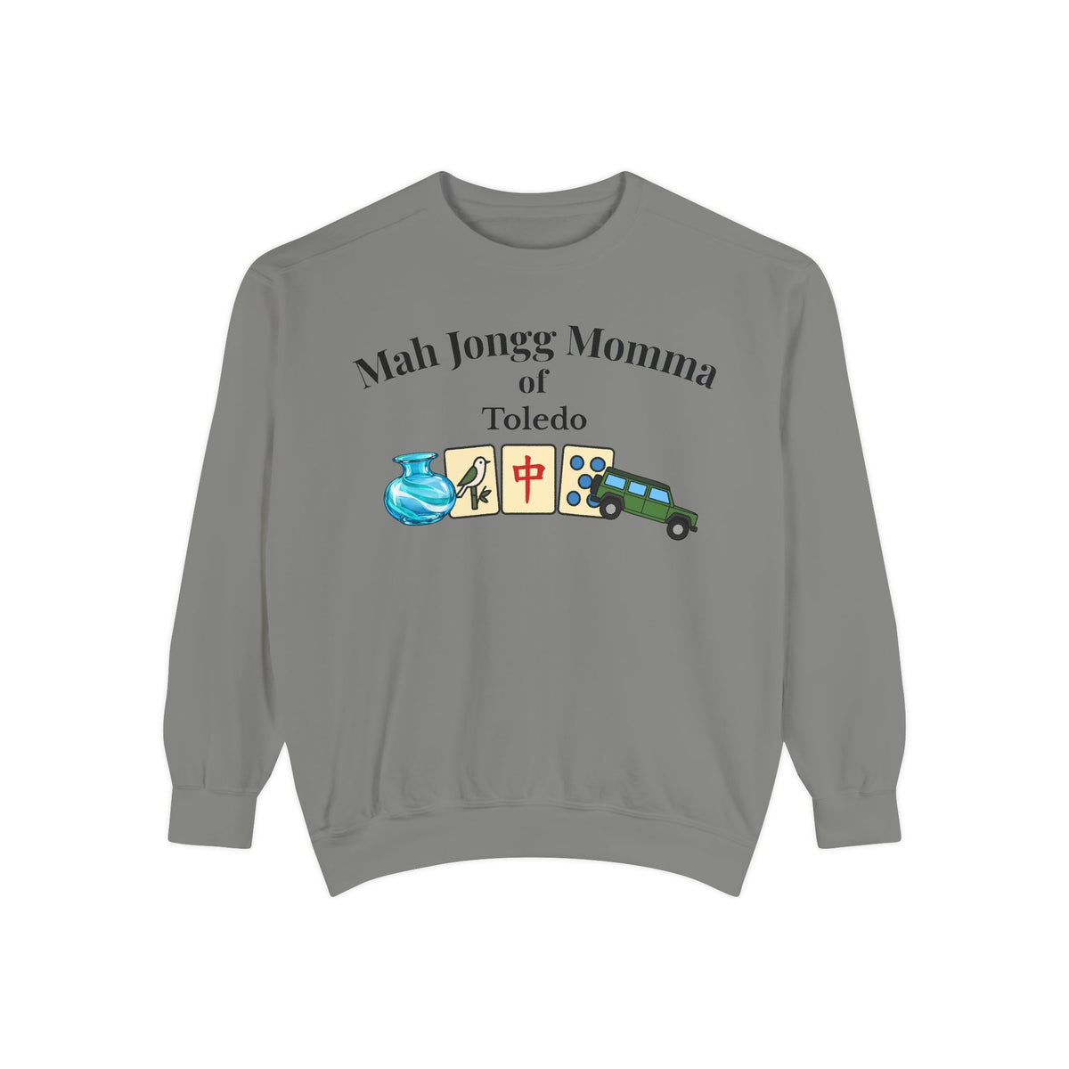 Mah Jongg of Toledo Crewneck Sweatshirt - Mahjong Tournament Sweatshirt
