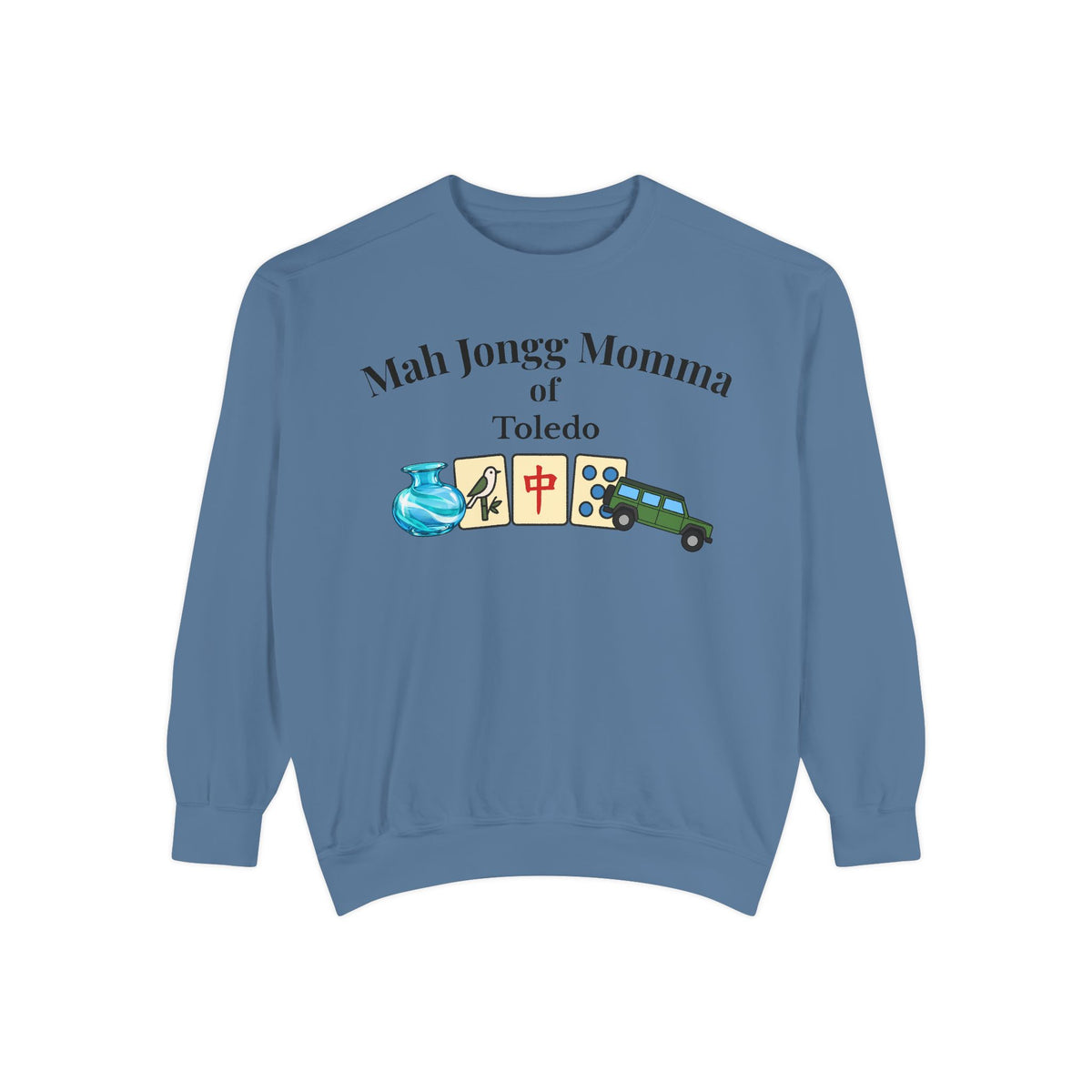 Mah Jongg of Toledo Crewneck Sweatshirt - Mahjong Tournament Sweatshirt
