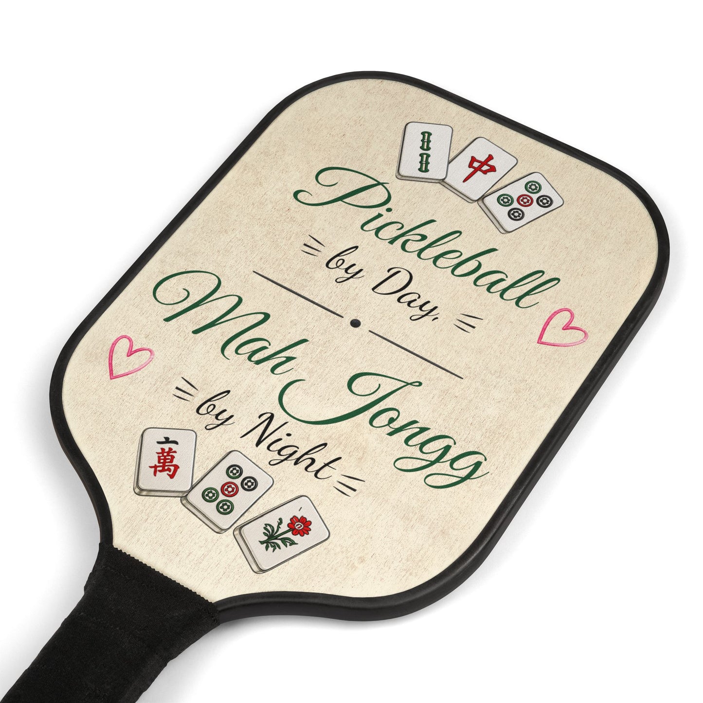 Pickleball Paddle Set — "Pickleball by Day, Mah Jongg by Night" Paddle Kit