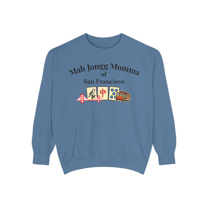 Mah Jongg Momma of San Francisco Crewneck Sweatshirt - Mahjong Tournament Sweatshirt