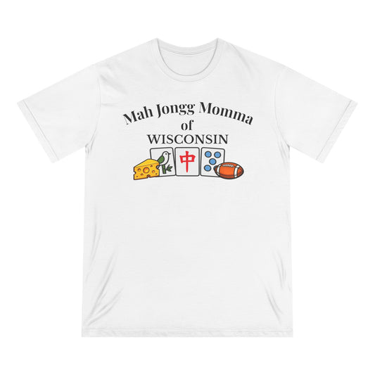 Wisconsin Mah Jongg Momma T-Shirt - Mahjong Tiles - for Mah Jongg Game Day