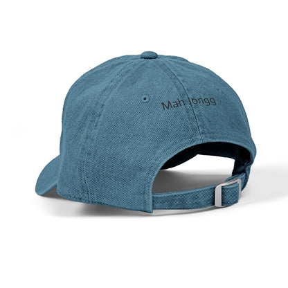 Mah Jongg Ohio Embroidered  Jean Hat - For MahJong Players