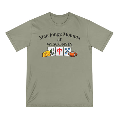 Wisconsin Mah Jongg Momma T-Shirt - Mahjong Tiles - for Mah Jongg Game Day