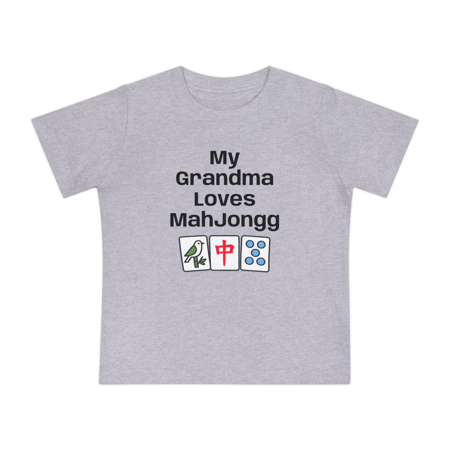 My Grandma Loves Mah Jongg Baby T-Shirt - Cute Mahjong Infant Tee