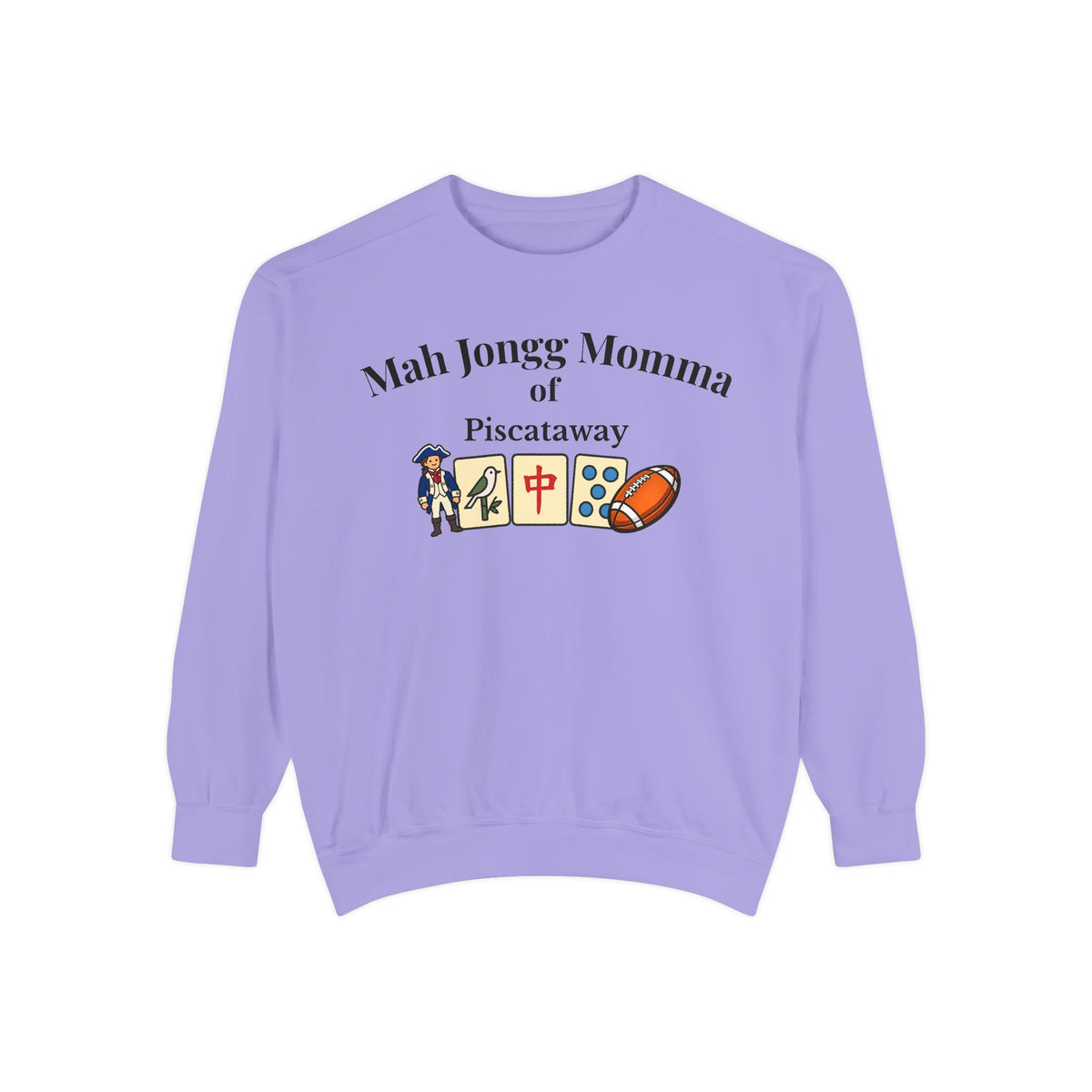 Mah Jongg Piscataway of Baltimore Crewneck Sweatshirt - Mahjong Tournament Sweatshirt