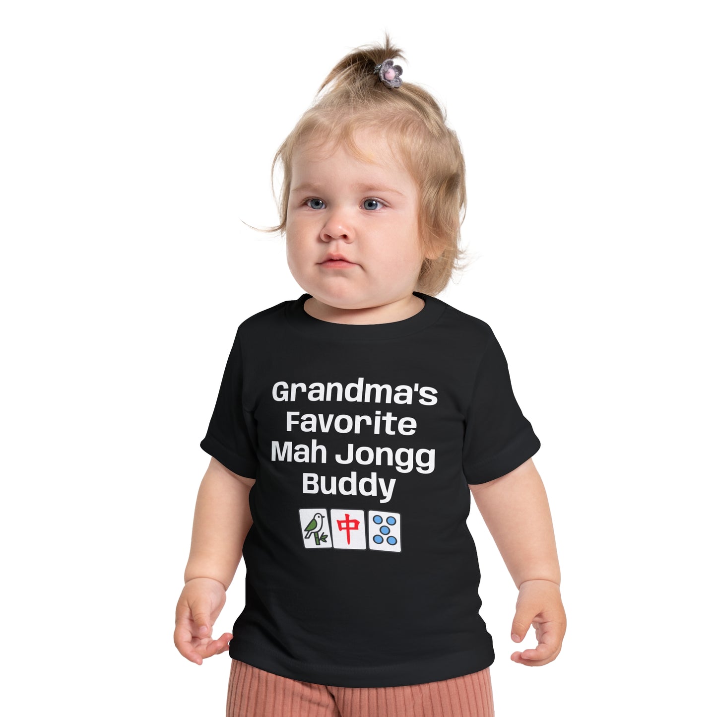 Grandma's Favorite Mah Jongg Buddy T-Shirt - Cute Mahjong Infant Tee