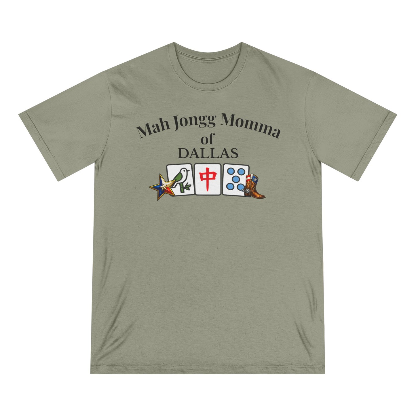 Dallas Mah Jongg Momma T-Shirt - Mahjong Tiles - for Mah Jongg Game Day