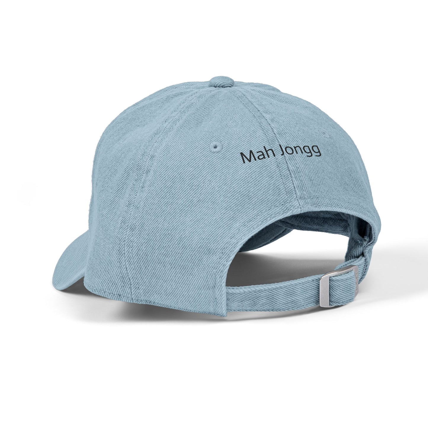 Mah Jongg New Jersey Embroidered  Jean Hat - For MahJong Players