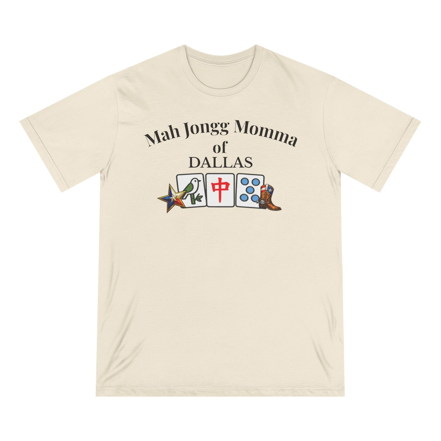 Dallas Mah Jongg Momma T-Shirt - Mahjong Tiles - for Mah Jongg Game Day