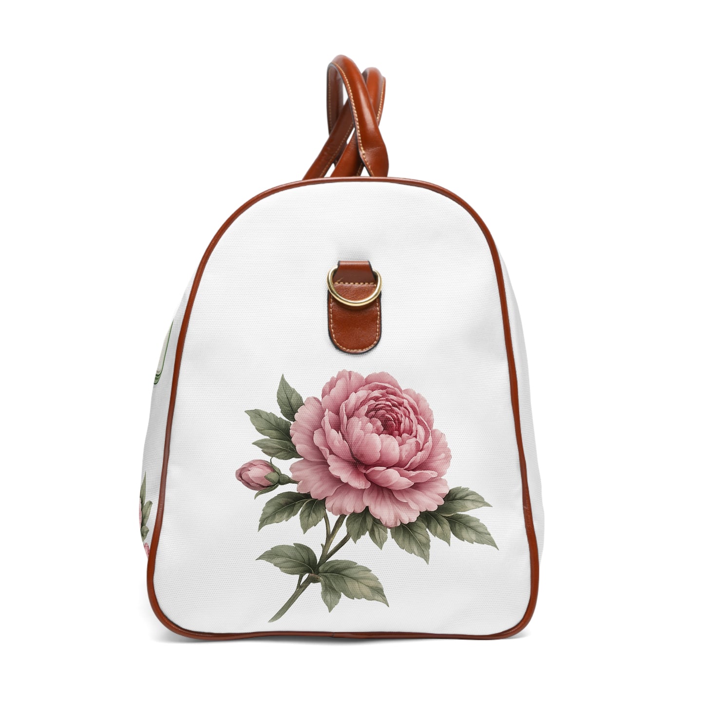 Mahjong Travel Bag — Waterproof Mahjong Duffle with Floral Tiles ("Mah Jongg Ready")