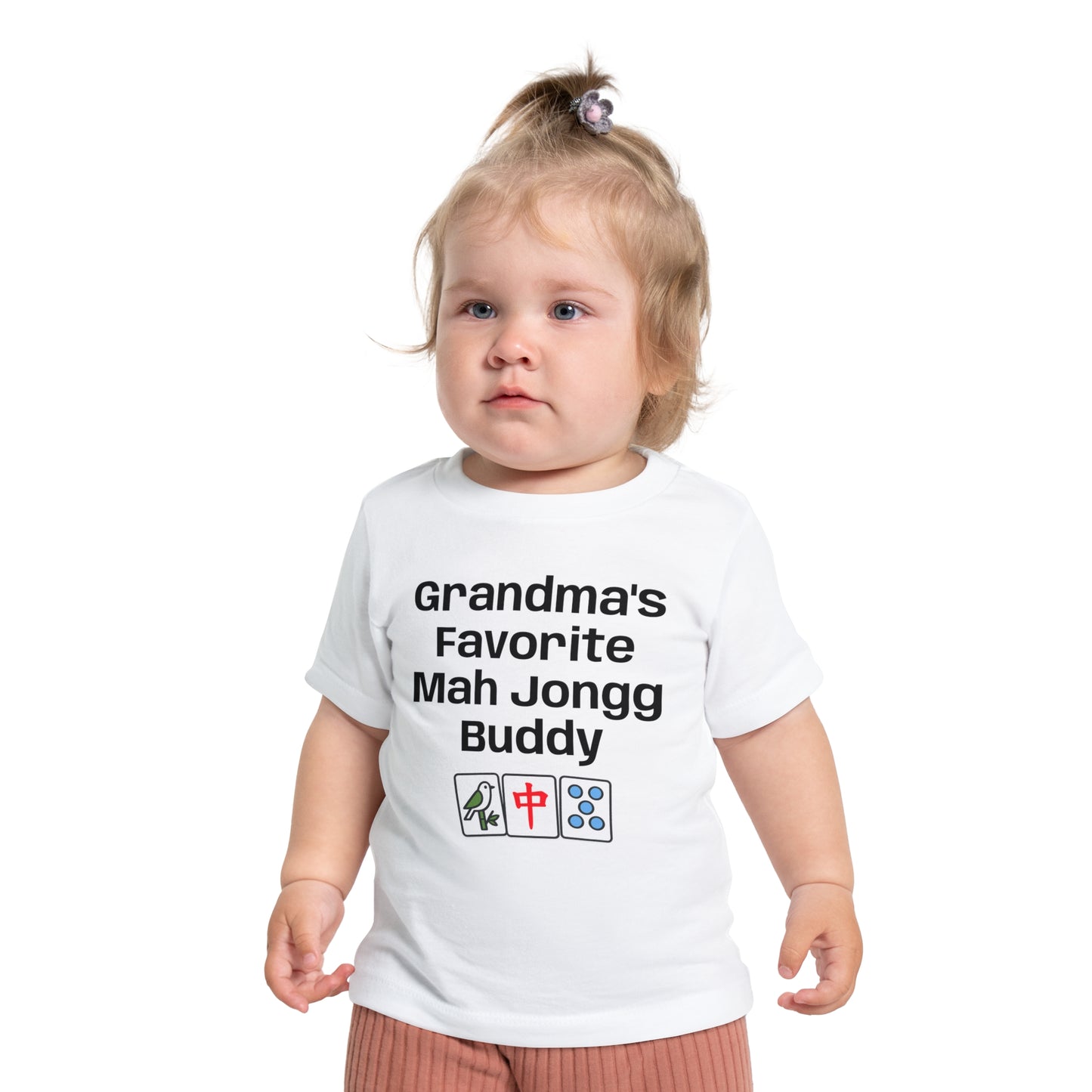 Grandma's Favorite Mah Jongg Buddy T-Shirt - Cute Mahjong Infant Tee