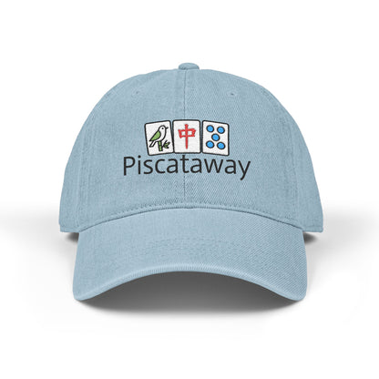 Mah Jongg Piscataway Embroidered  Jean Hat - For MahJong Players - No Icons