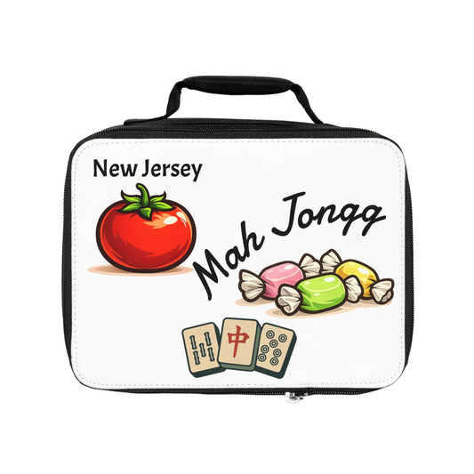 New Jersey Mah Jongg Insulated Lunch Bag | Mah Jongg Game Day Lunch