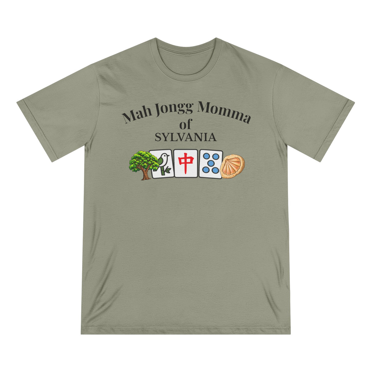 Sylvania Mah Jongg Momma T-Shirt - Mahjong Tiles - for Mah Jongg Game Day