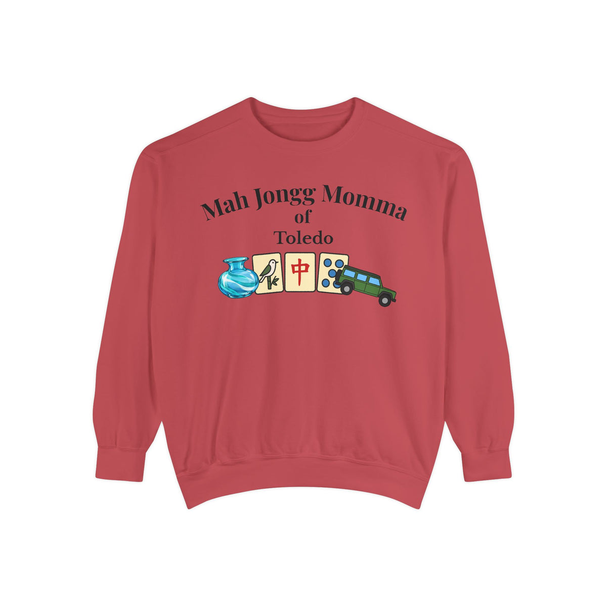 Mah Jongg of Toledo Crewneck Sweatshirt - Mahjong Tournament Sweatshirt