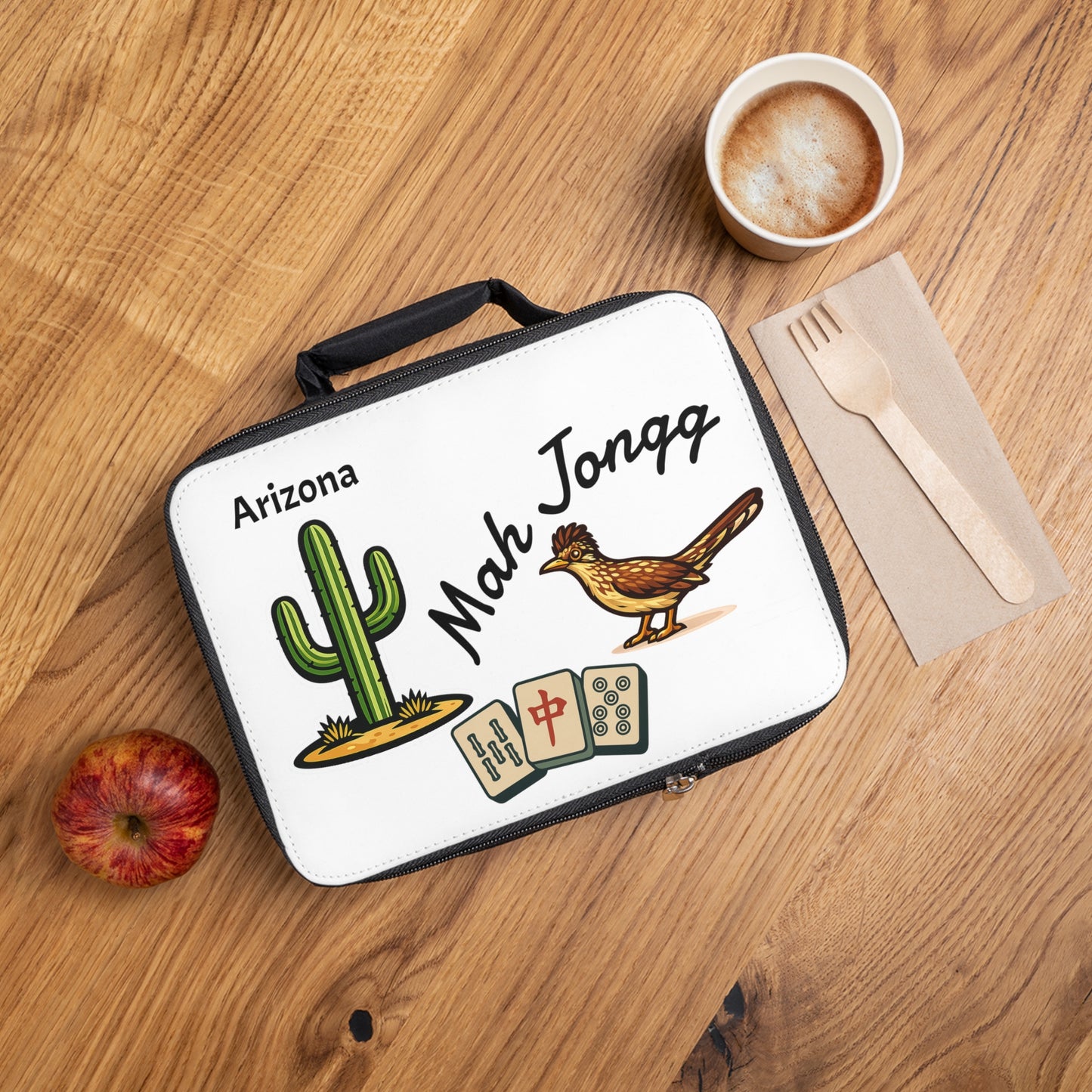 Arizona Mah Jongg Insulated Lunch Bag | Mah Jongg Game Day Lunch