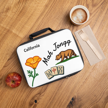 California Mah Jongg Insulated Lunch Bag | Mah Jongg Game Day Lunch