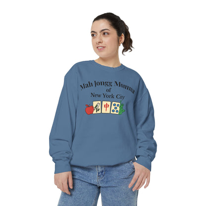 Mah Jongg Momma of New York City Crewneck Sweatshirt - Mahjong Tournament Sweatshirt