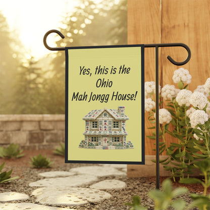 Mah Jongg:"Yes, This Is the Ohio Mah Jongg House!" Yellow Mah Jongg Flag