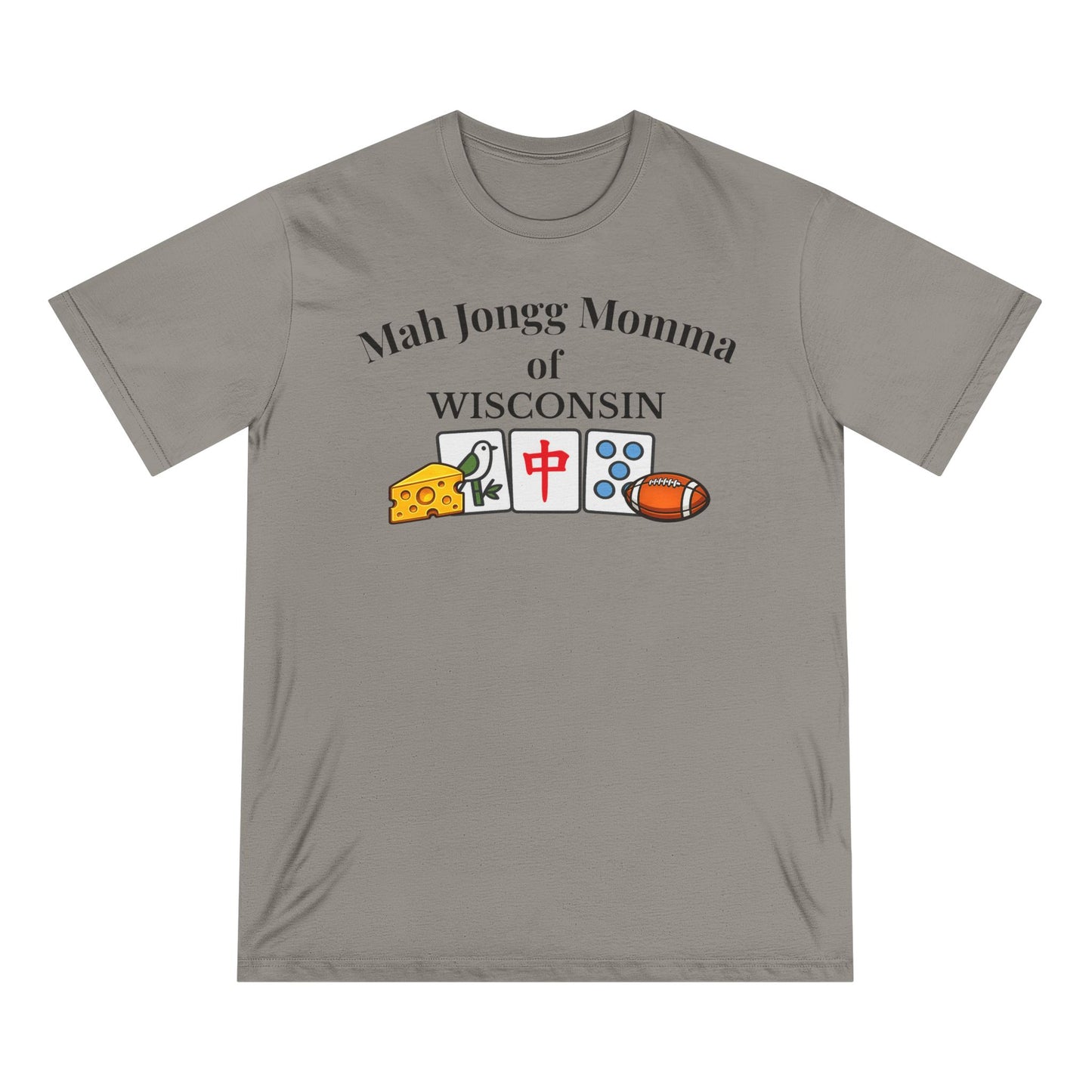 Wisconsin Mah Jongg Momma T-Shirt - Mahjong Tiles - for Mah Jongg Game Day
