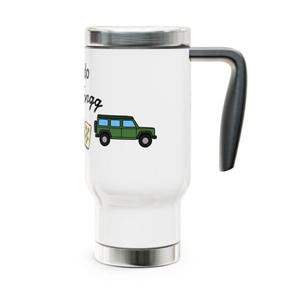 Toledo Mah Jongg travel mug | 14oz stainless steel travel mug with handle