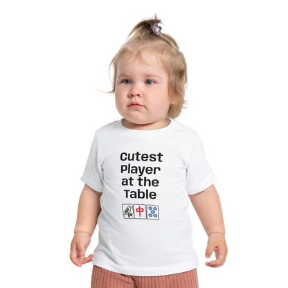 Cutest Player at the Table T-Shirt - Cute Mahjong Infant Tee