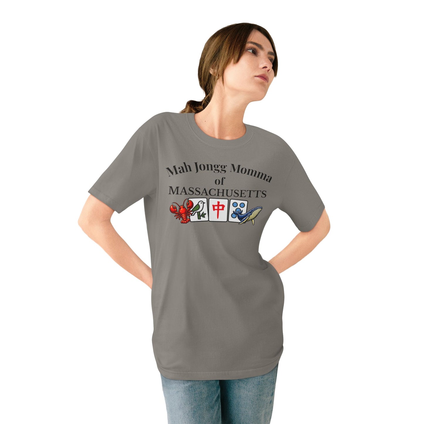 Massachusetts Mah Jongg Momma T-Shirt - Mahjong Tiles - for Mah Jongg Game Day
