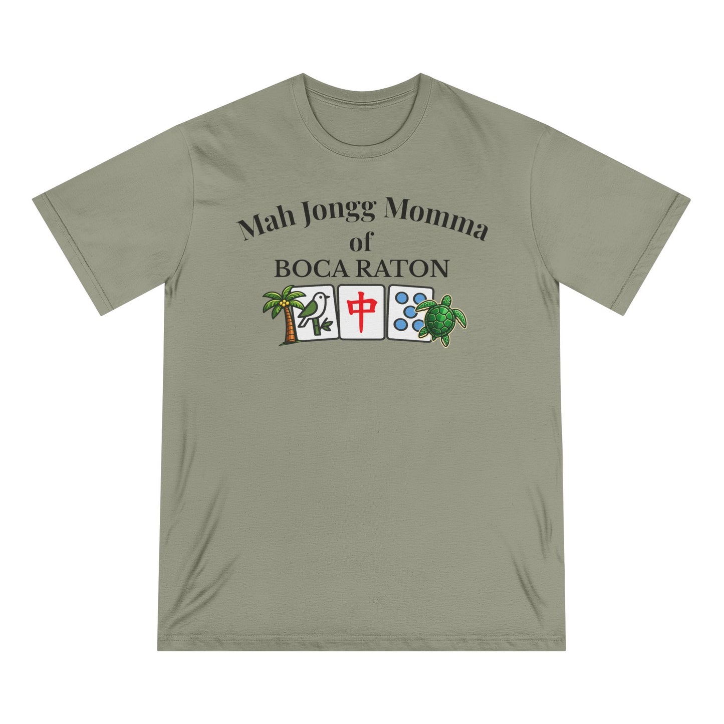 Boca Raton Mah Jongg Momma T-Shirt - Mahjong Tiles - for Mah Jongg Game Day