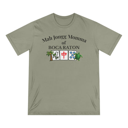 Boca Raton Mah Jongg Momma T-Shirt - Mahjong Tiles - for Mah Jongg Game Day