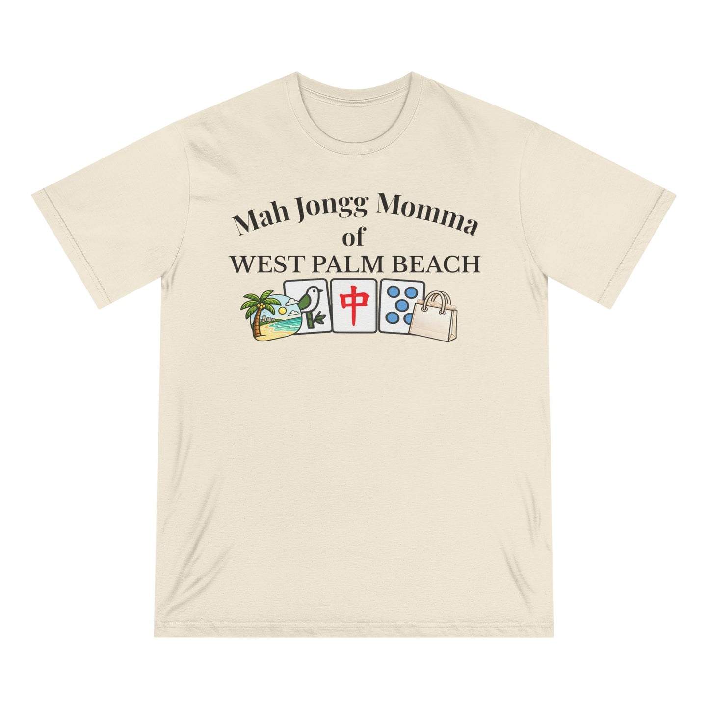 West Palm Beach Mah Jongg Momma T-Shirt - Mahjong Tiles - for Mah Jongg Game Day