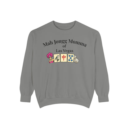 Mah Jongg Momma of Las Vegas Crewneck Sweatshirt - Mahjong Tournament Sweatshirt
