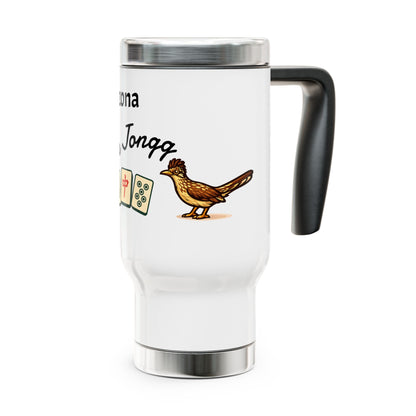 Arizona Mah Jongg travel mug | 14oz stainless steel travel mug with handle