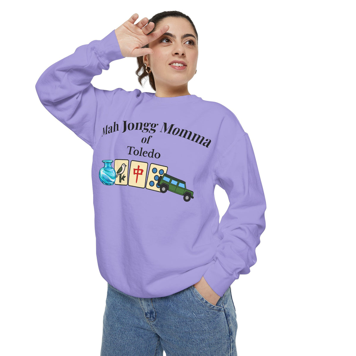 Mah Jongg of Toledo Crewneck Sweatshirt - Mahjong Tournament Sweatshirt