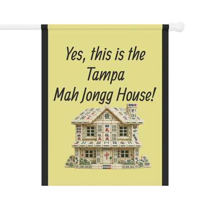 Mah Jongg:"Yes, This Is the Tampa Mah Jongg House!" Yellow Mah Jongg Flag