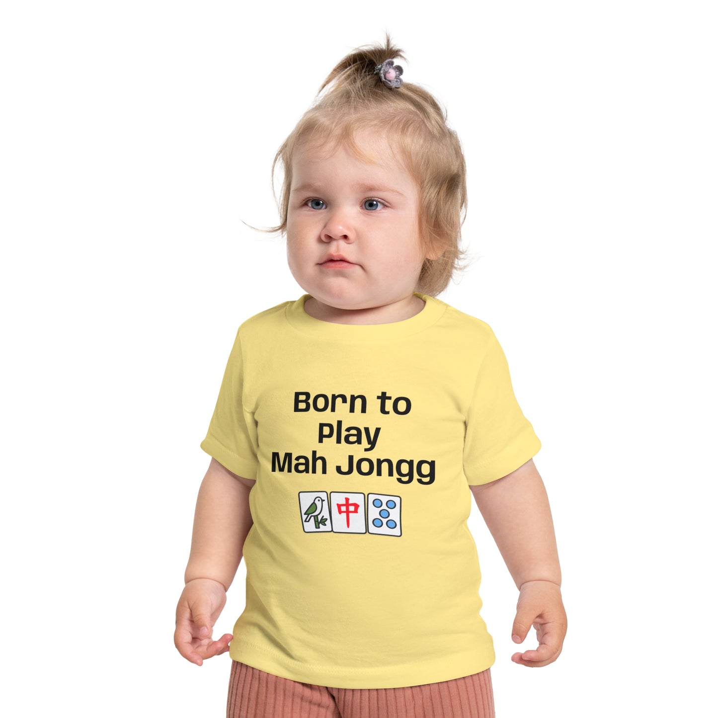 Born To Play Maj Jongg T-Shirt - Cute Mahjong Infant Tee