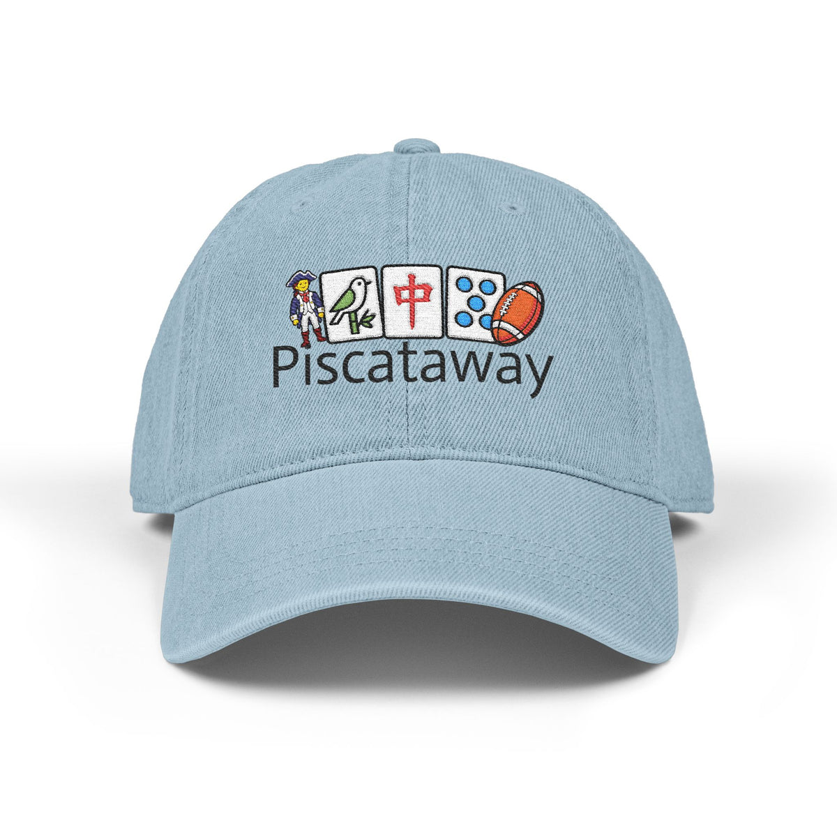 Mah Jongg Piscataway Embroidered  Jean Hat - For MahJong Players