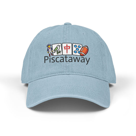 Mah Jongg Piscataway Embroidered  Jean Hat - For MahJong Players